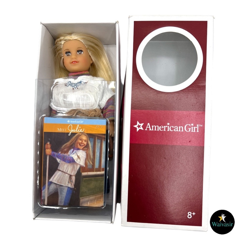 American Girl Mini Julie 6.5”Doll in Original Box